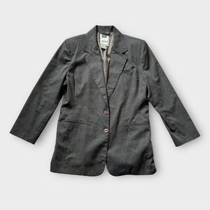 Vintage 80s/1980s gray blazer/jacket